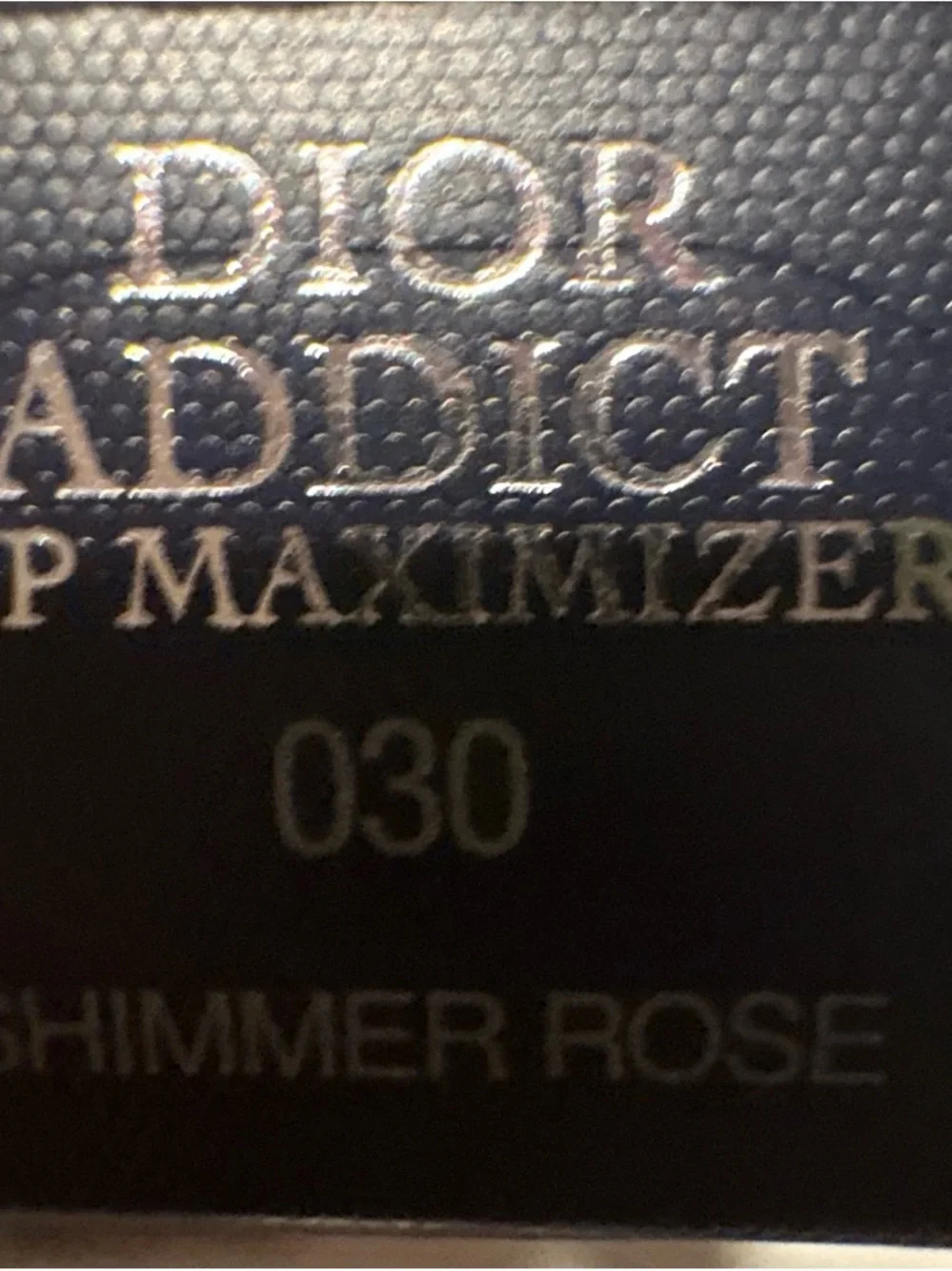 Dior Pink Shimmer Lip Gloss